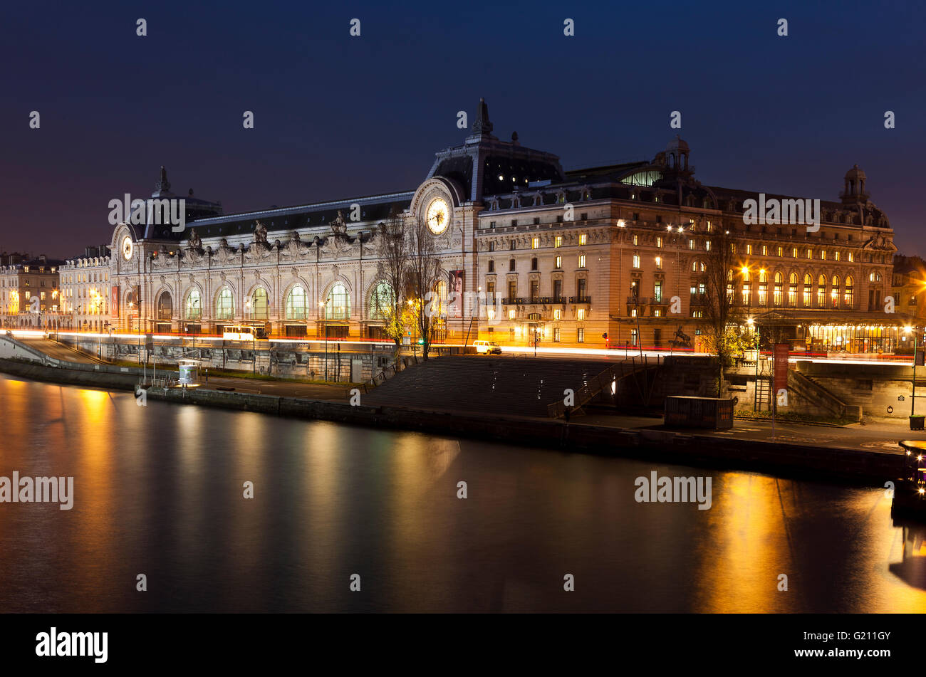 Il museo d' Orsay, Parigi, Ile-de-France, Francia Foto Stock