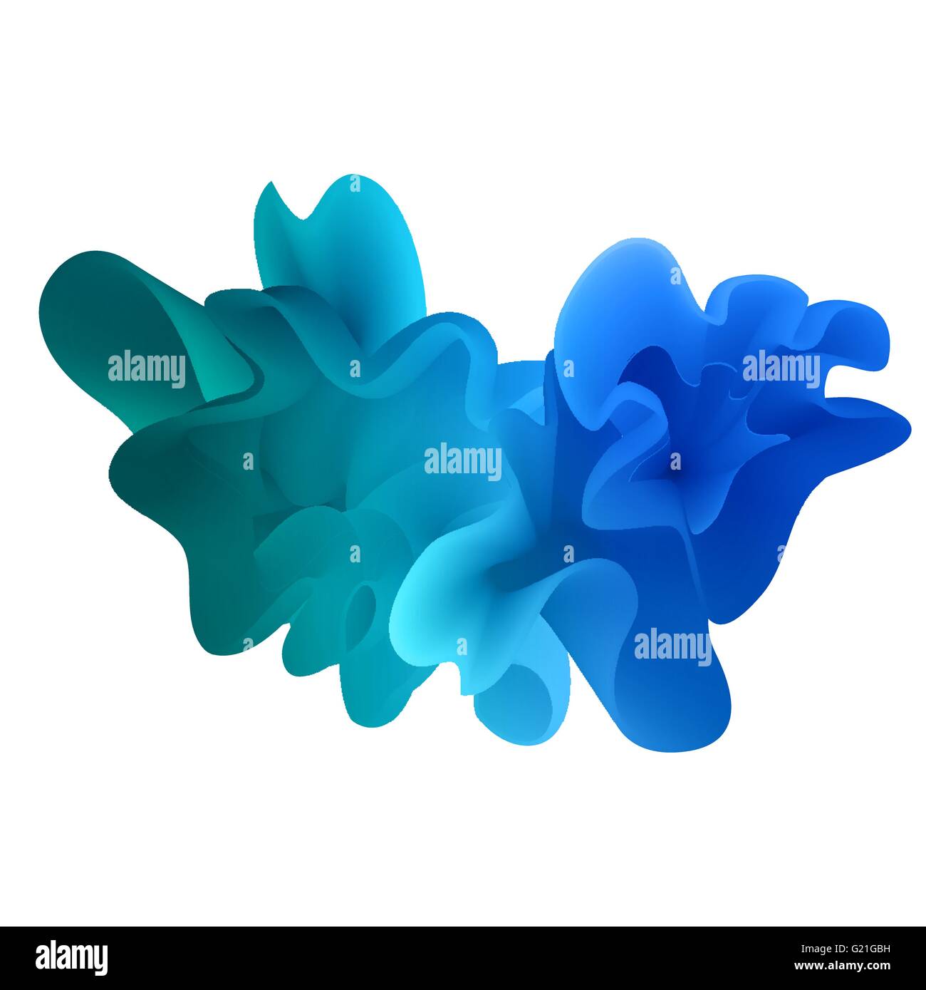 Vettore di colore in astratto il cloud. Inchiostro liquido splash. Sfondo per striscioni, carta, poster, web design Illustrazione Vettoriale