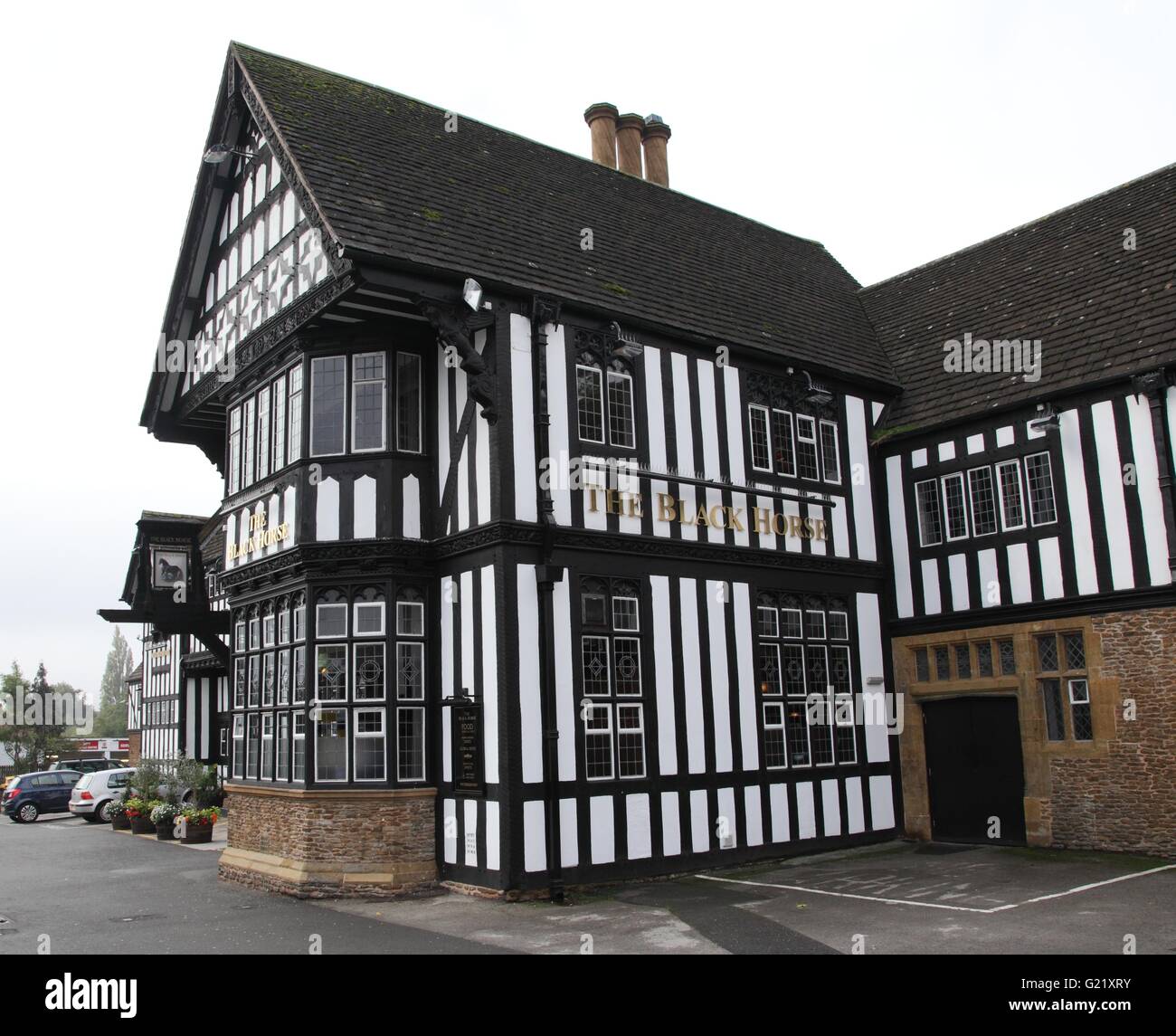 Il cavallo nero pub Wetherspoons una locanda in Perry Barr, Birmingham Foto Stock