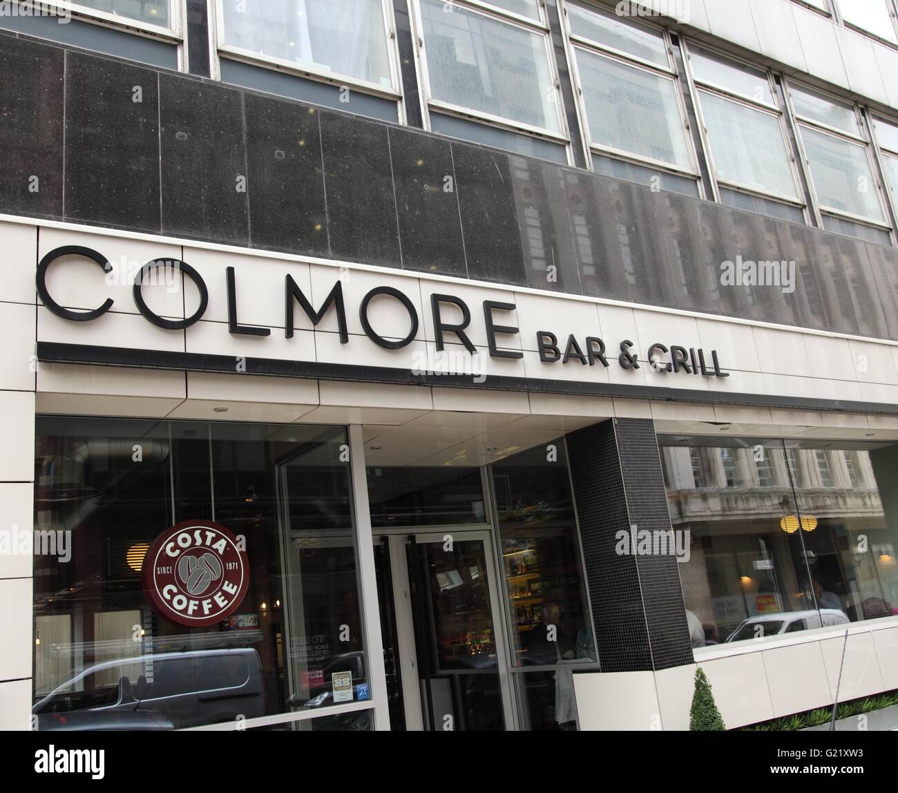 Colmore Bar e Grill su Waterloo Street, Birmingham Foto Stock