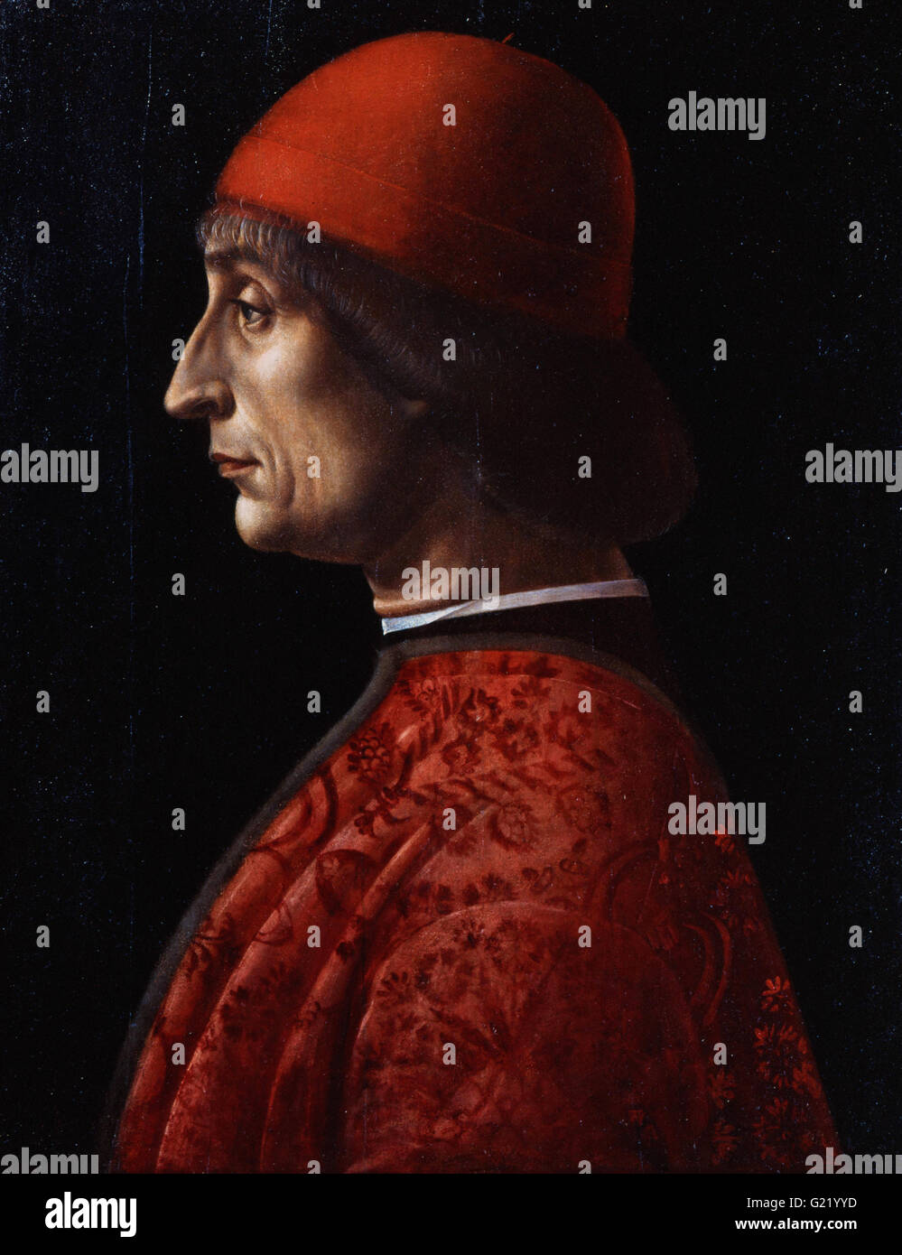 Vincenzo Foppa - Ritratto di Giovanni Francesco Brivio - Museo Poldi Pezzoli Foto Stock