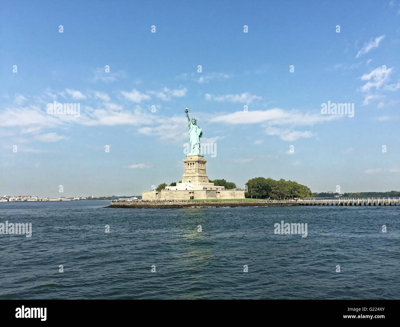Statua della Libertà di New York City. Stati Uniti d'America Foto Stock