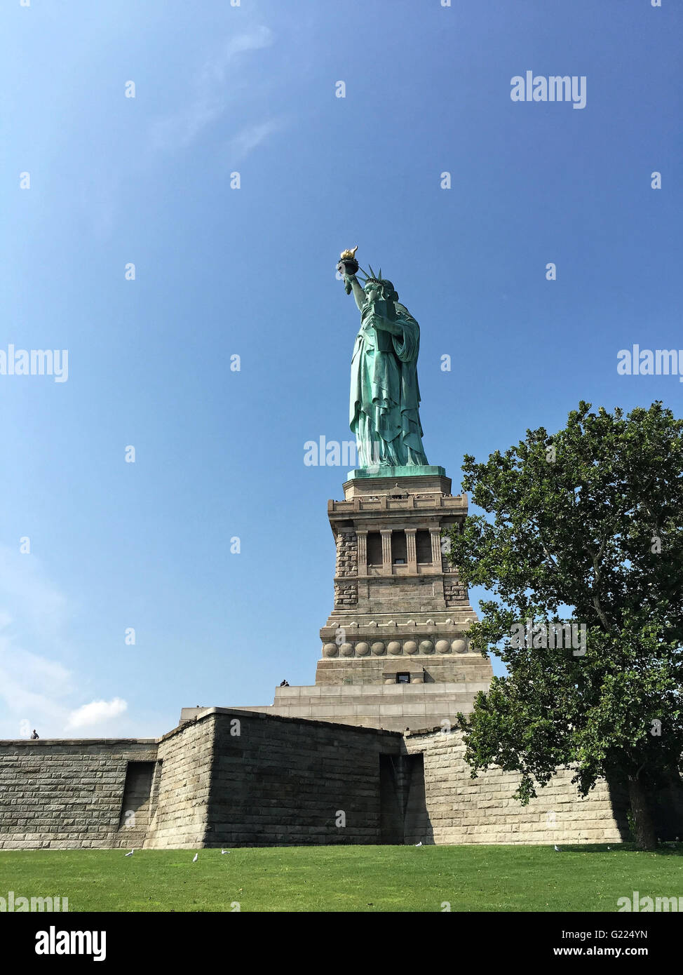 Statua della Libertà di New York City. Stati Uniti d'America Foto Stock