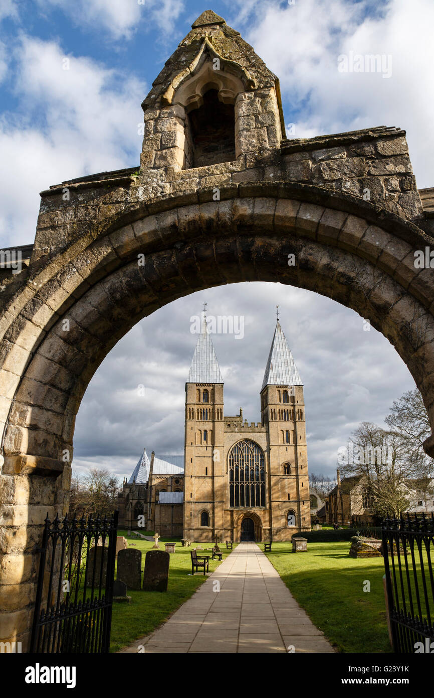 Southwell Minster, Nottinghamshire Foto Stock