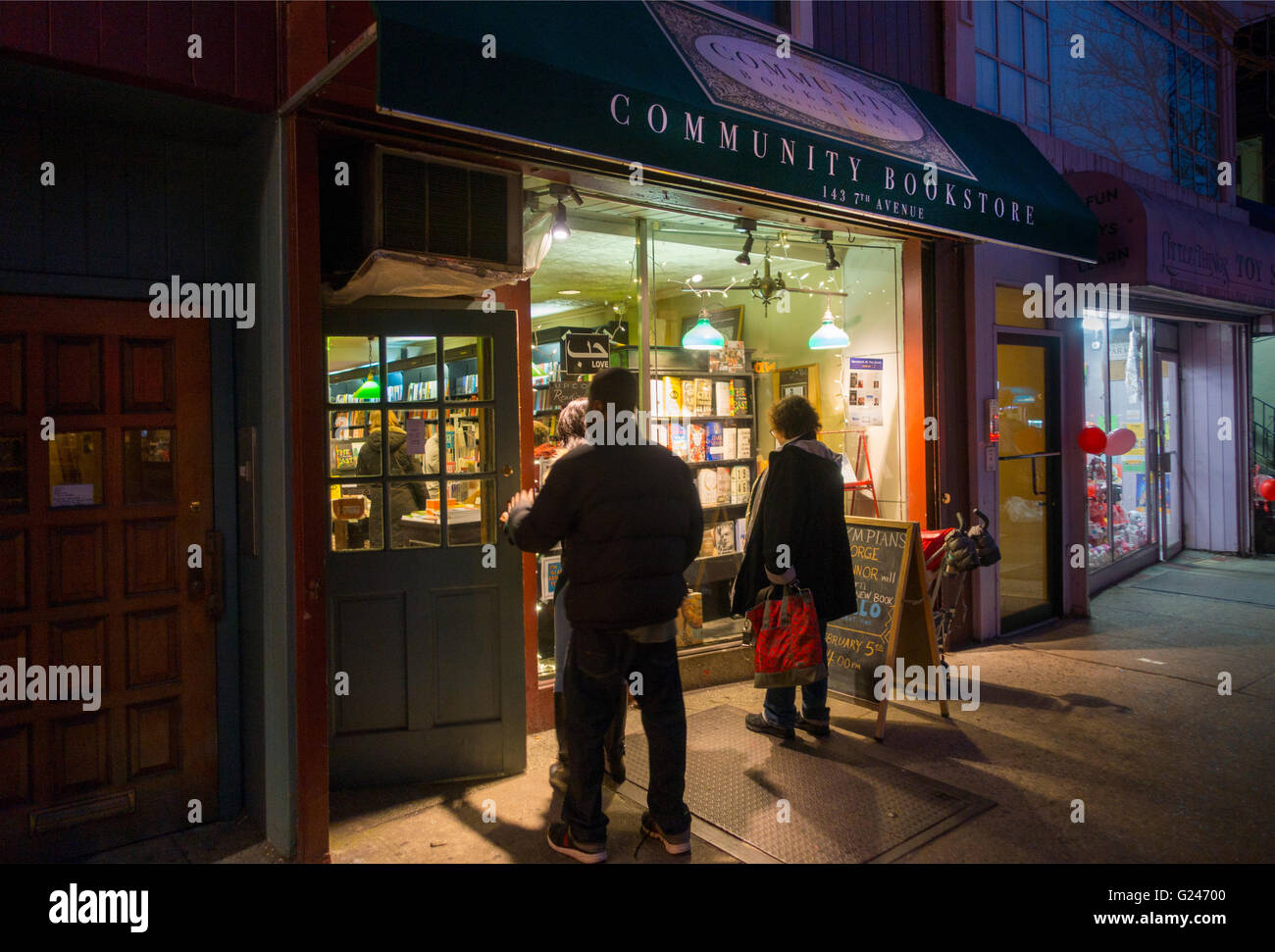 Comunità bookstore park slope Brooklyn NYC Foto Stock