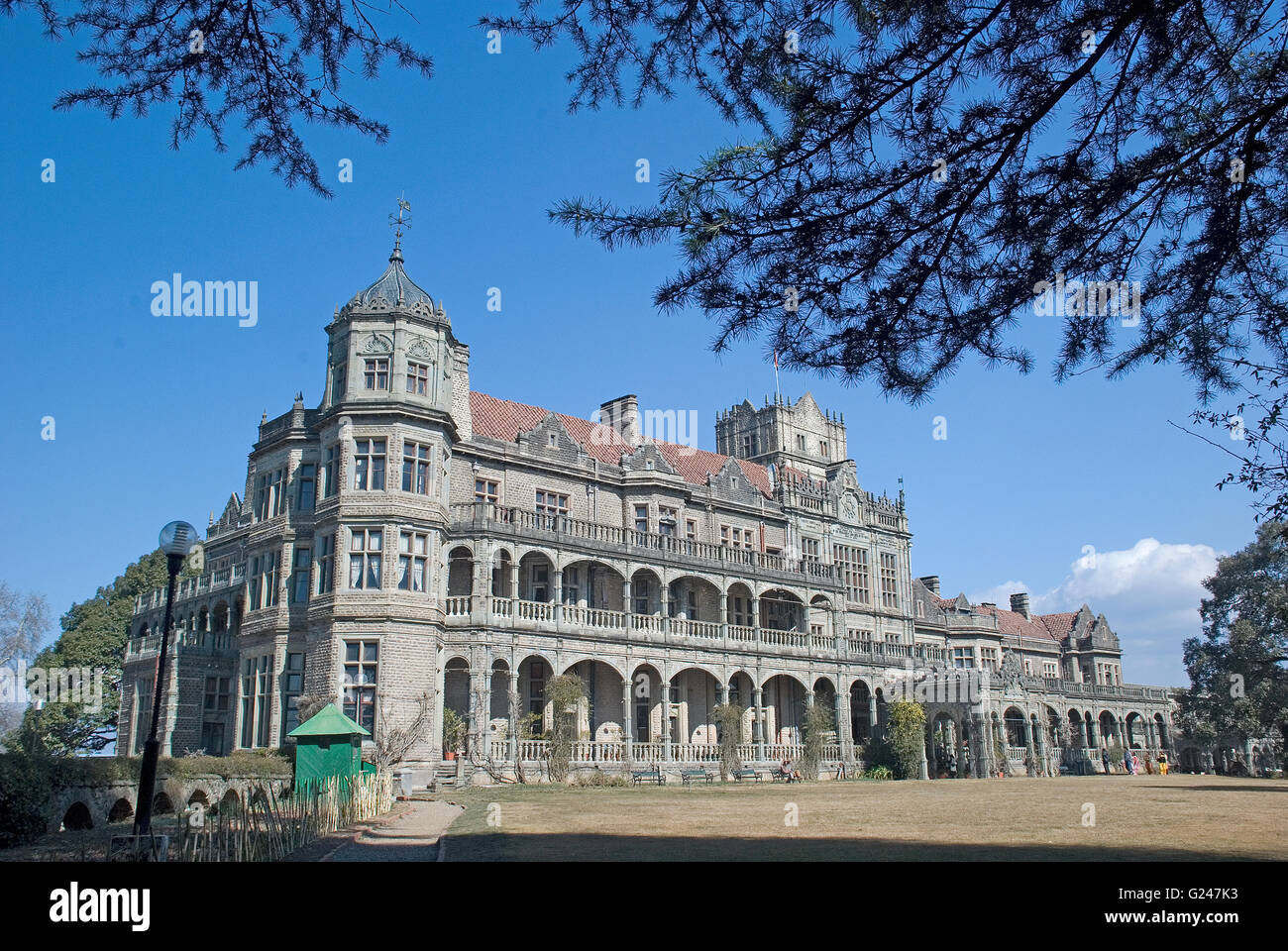 Vice Regal Lodge edificio, ex residenza del viceré britannico dell India, Osservatorio Hill, Shimla, Himachal Pradesh, India Foto Stock