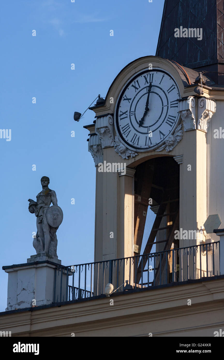 Architettura. Porta del Palazzo Branicki in Bialystok, Polonia. Foto Stock