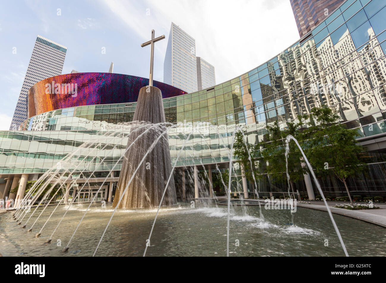 La prima chiesa battista a Dallas, Stati Uniti d'America Foto Stock