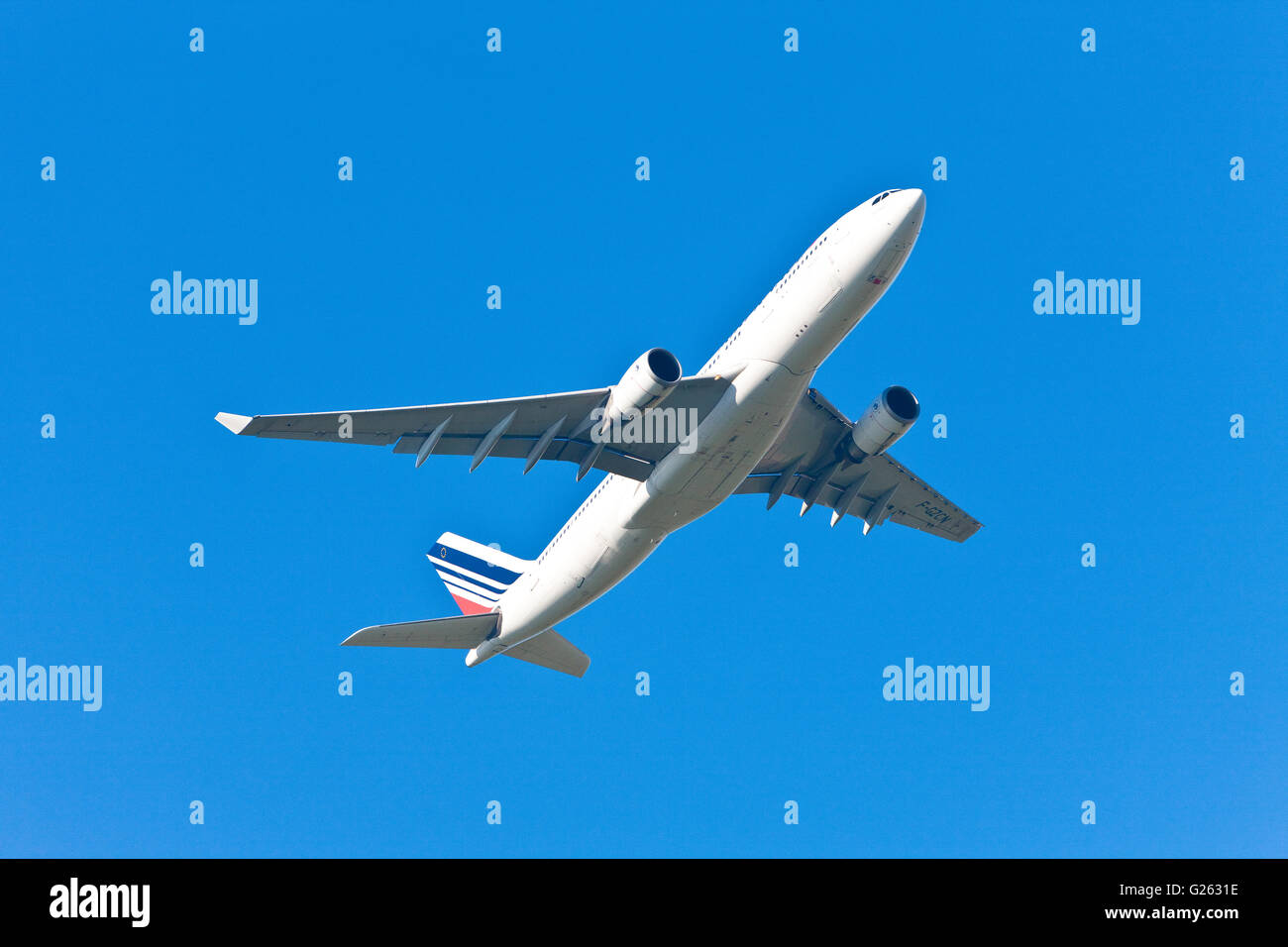 Airbus A330 di Air France tenendo spento Foto Stock