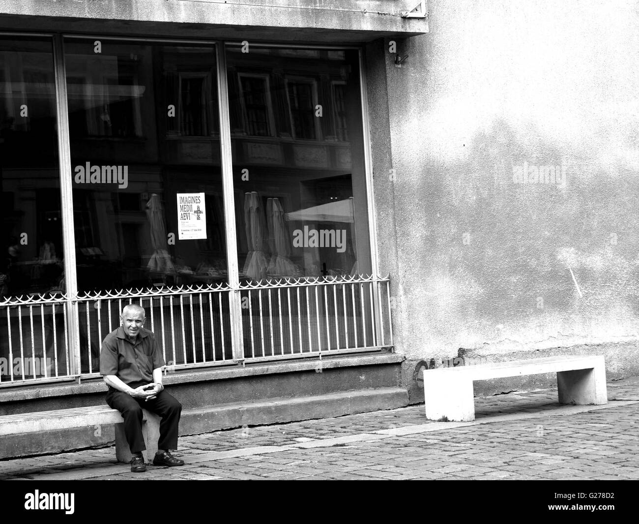 La Solitudine della città Foto Stock