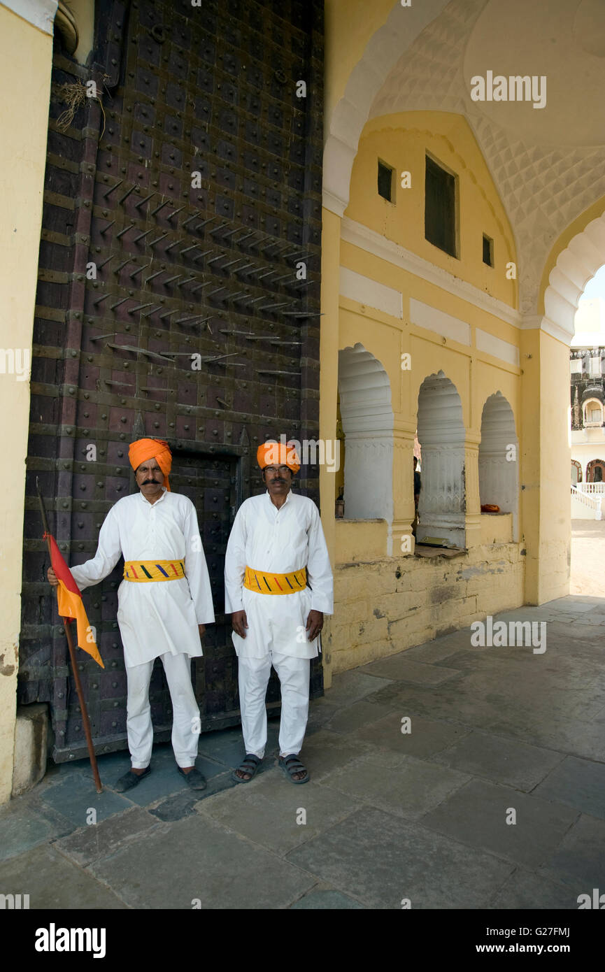 L'immagine di Hotel castle Mandawa fort nel Rajasthan, India Foto Stock