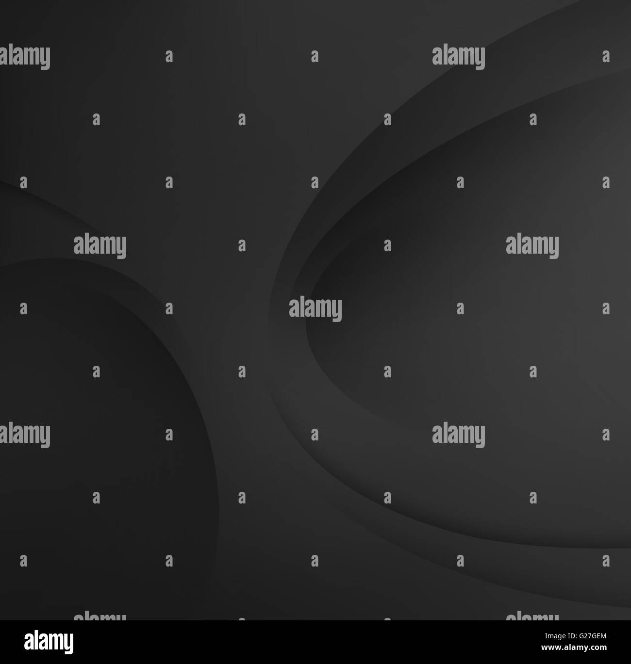 Nero elegante business background. Abstract sfondo nero. Modello astratto con sfondo nero linee curve e shadow. F Foto Stock