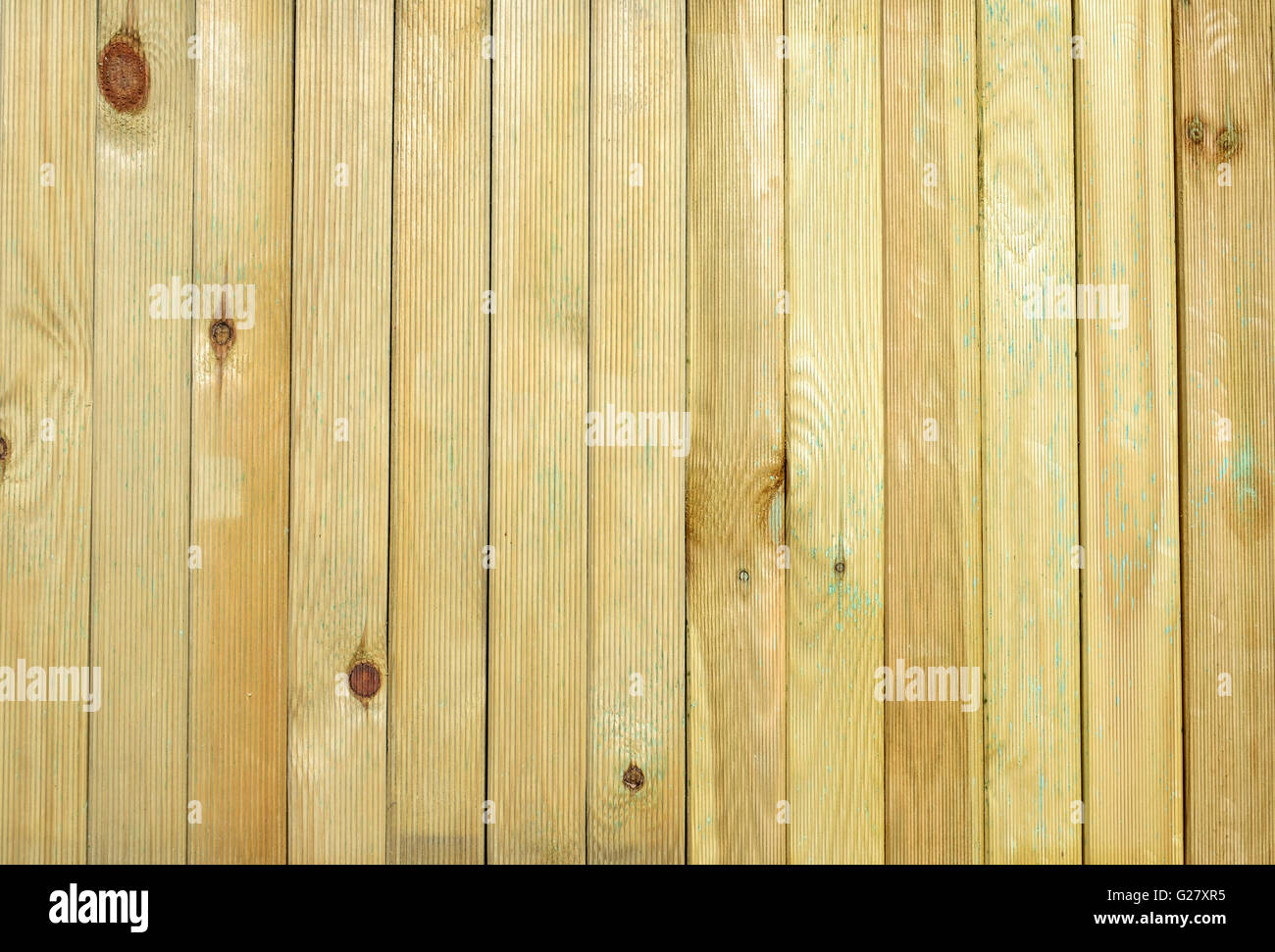 Listoni in legno come sfondo o texture, schema naturale Foto Stock