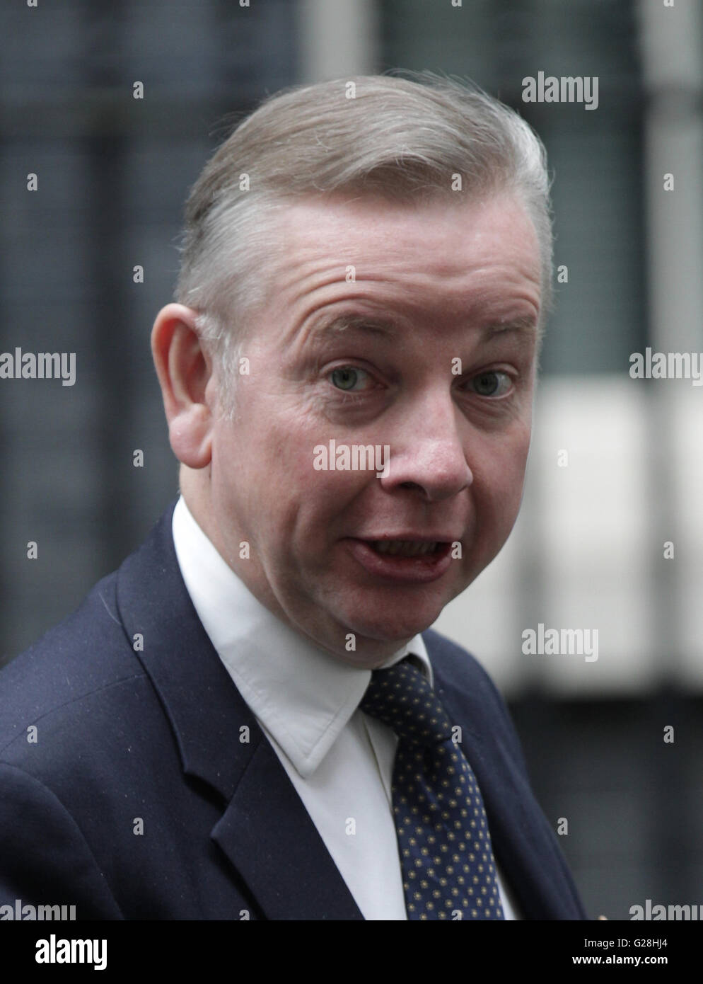 Londra, UK, 15 Sep 2015: Michael Gove MP, Lord Cancelliere e segretario di Stato per la giustizia, visto che frequentano il cabinet meeti Foto Stock