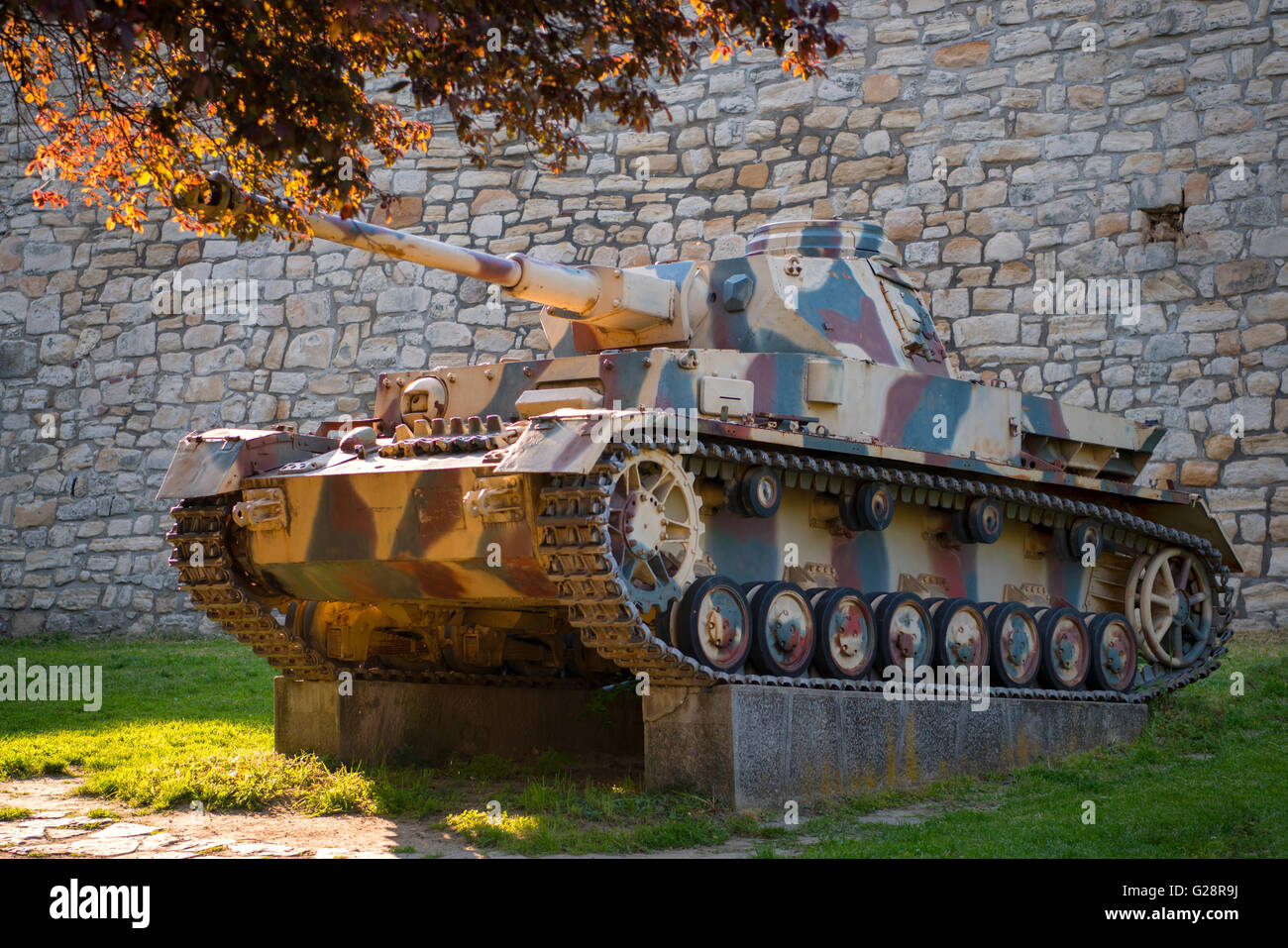 Panzer IV presso il Museo Militare di Belgrado, Serbia Foto Stock