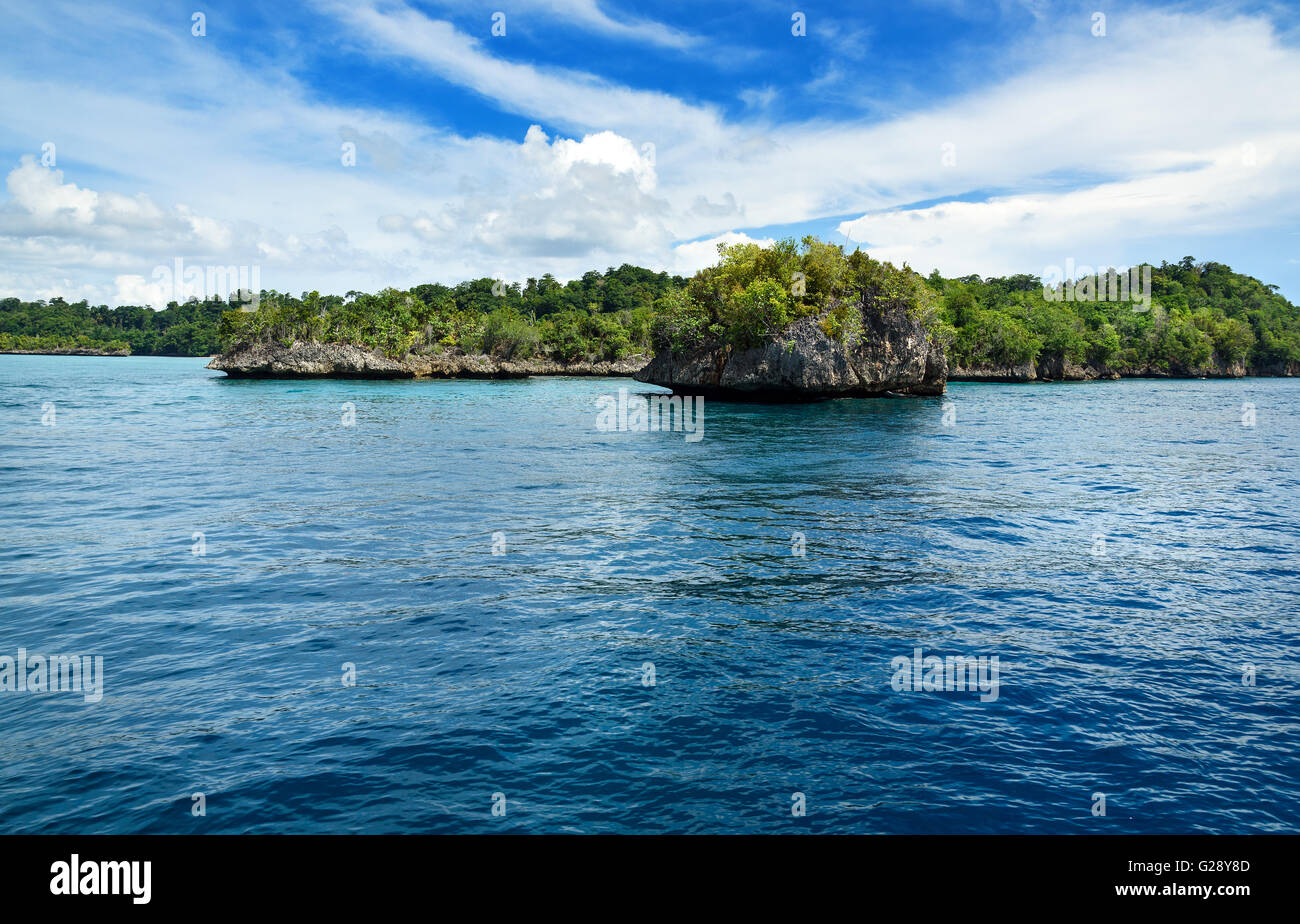 Isole Togean o isole Togian nel Golfo di Tomini. Sulawesi centrali. Indonesia Foto Stock