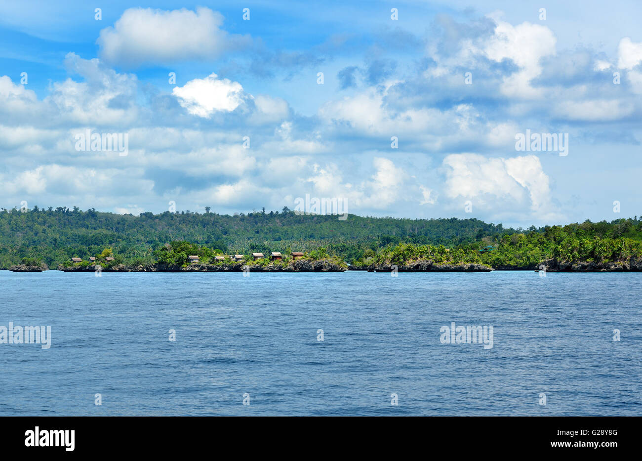 Isole Togean o isole Togian nel Golfo di Tomini. Sulawesi centrali. Indonesia Foto Stock