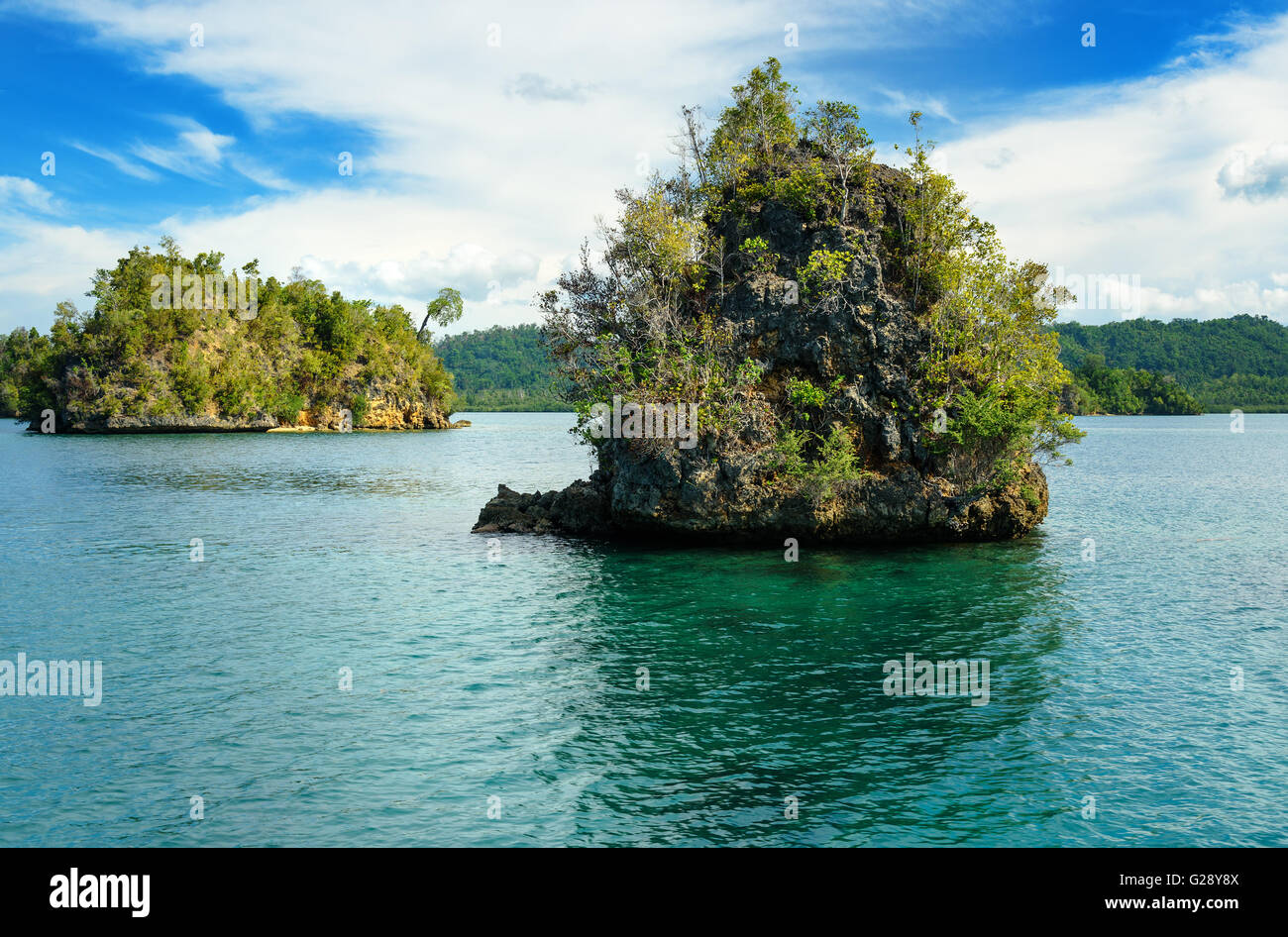Isole Togean o isole Togian nel Golfo di Tomini. Sulawesi centrali. Indonesia Foto Stock