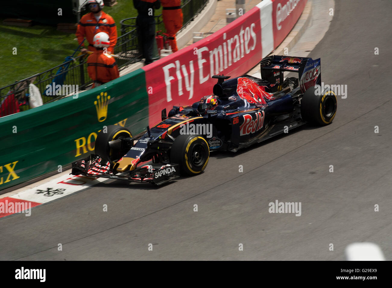Il Principato di Monaco. 26 Maggio, 2016. F1 THiursday pracrice Credito: Lee Ashford/Alamy Live News Foto Stock
