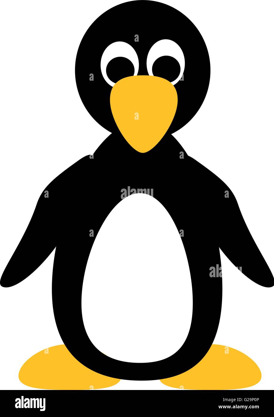 Cartoon carino penguin Illustrazione Vettoriale