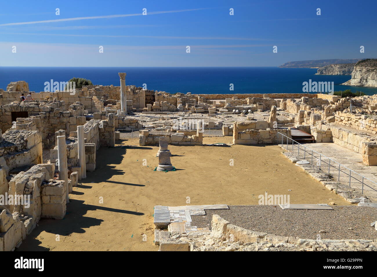 Antica Kourion, sito archeologico vicino a Pafos, Cipro Foto Stock