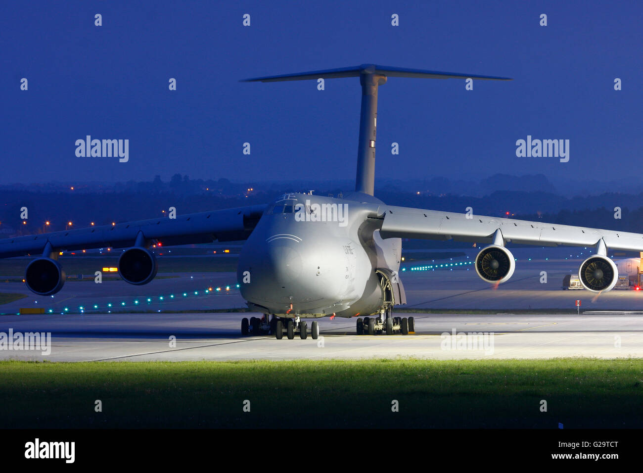 I velivoli militari da trasporto - US Air Force C5 Galaxy Foto Stock