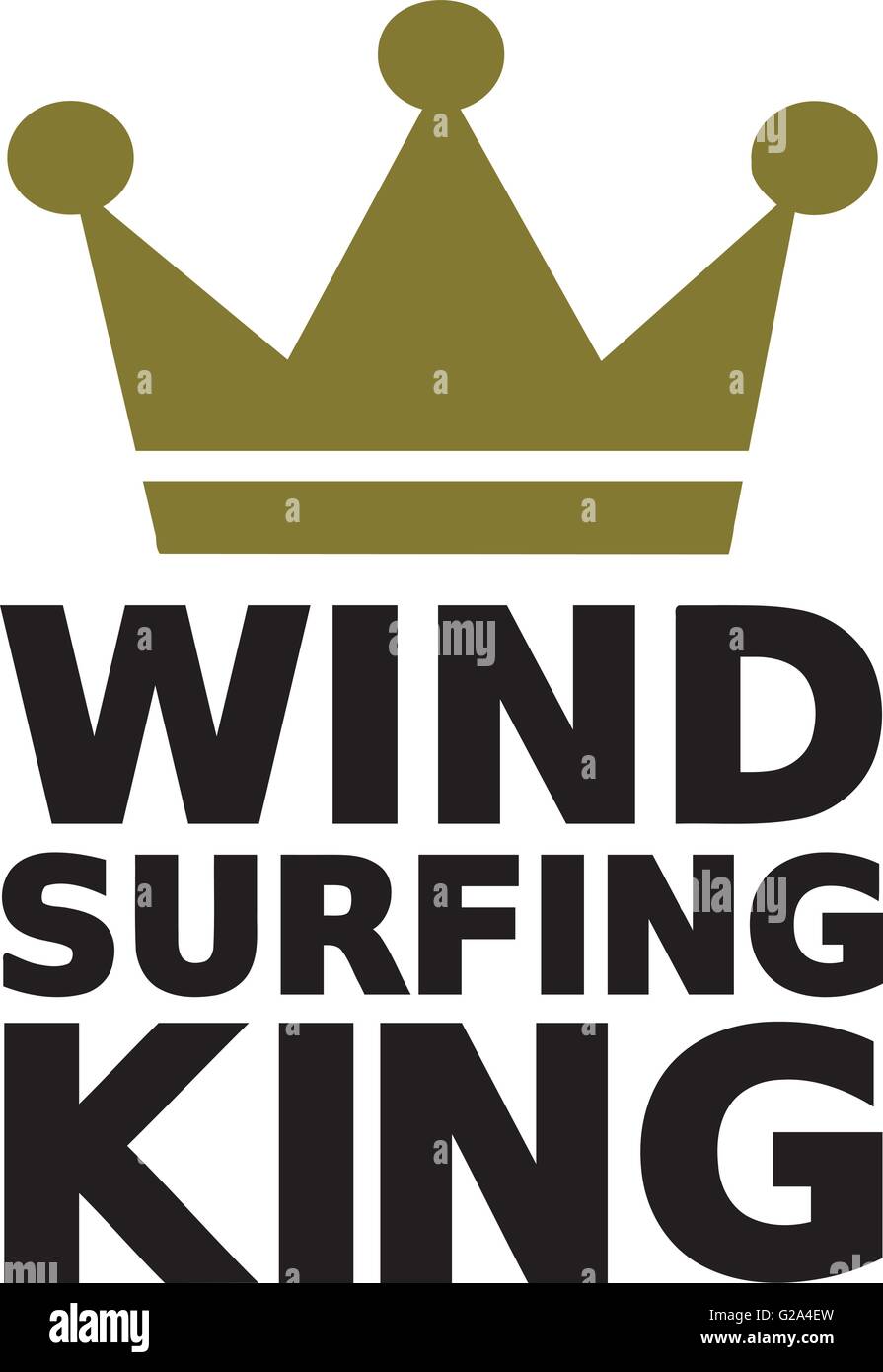 Windsurf re Illustrazione Vettoriale