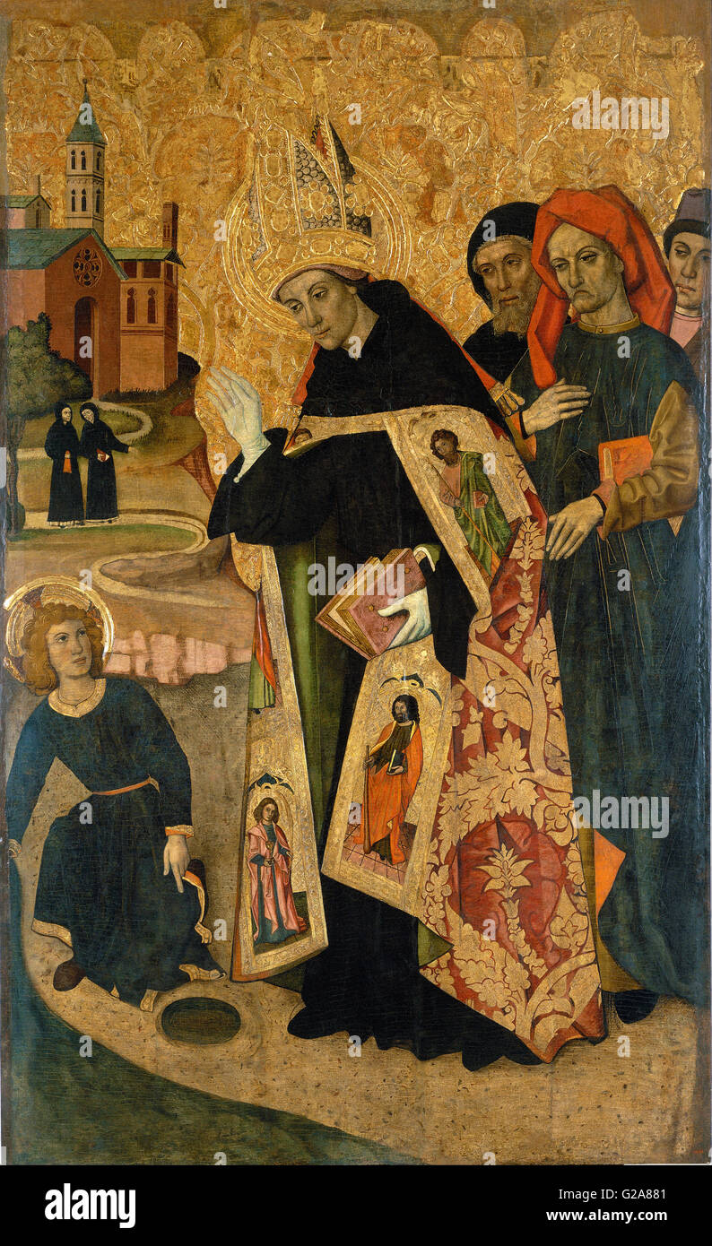 Gruppo Vergós - Sant Agostino medita sulla Trinità Foto Stock