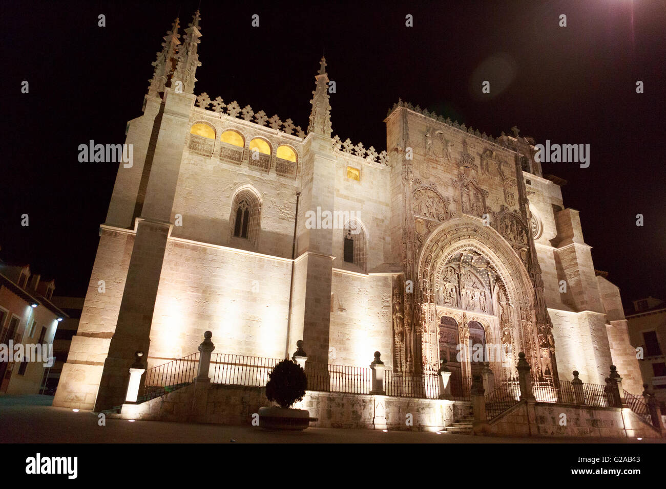 Santa Maria la Real de Aranda de Duero chiesa di Aranda del Duero, Burgos. Spagna Foto Stock
