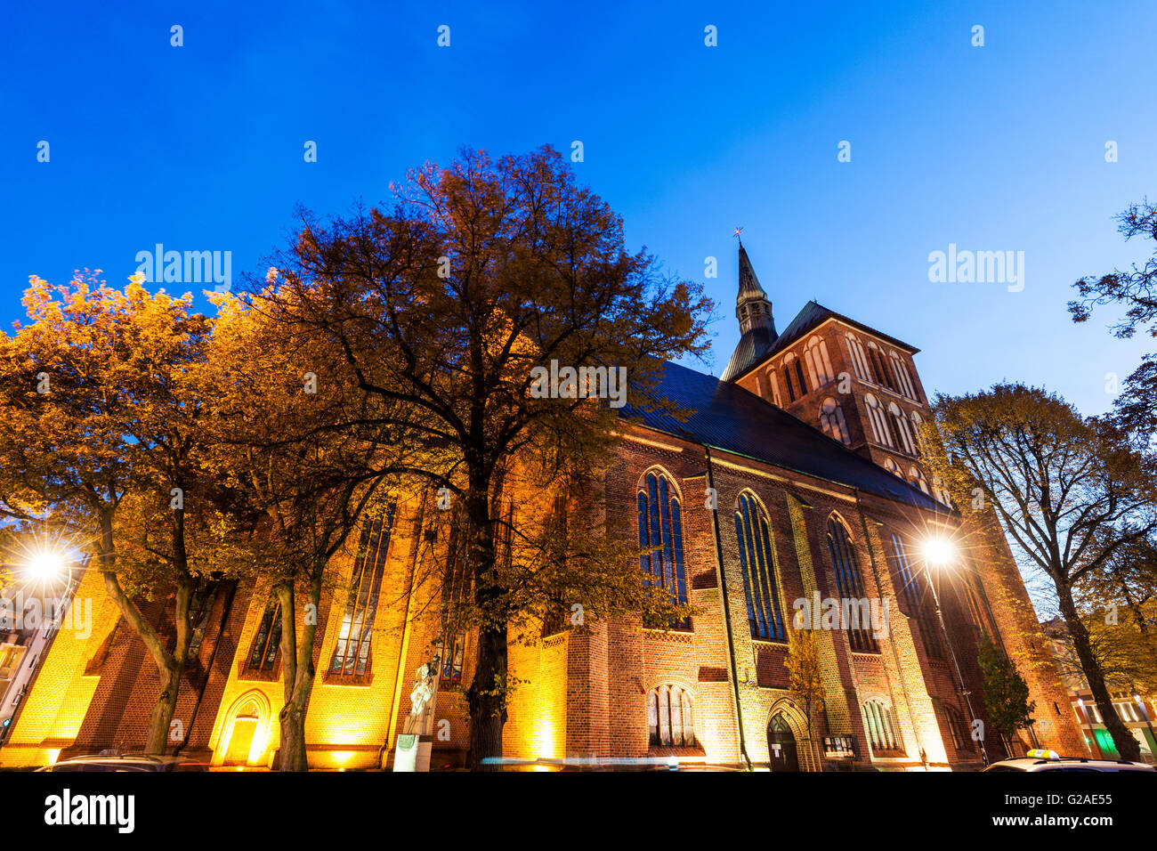 Cattedrale di Kolobrzeg Kolobrzeg, West Pomerania, Polonia Foto Stock