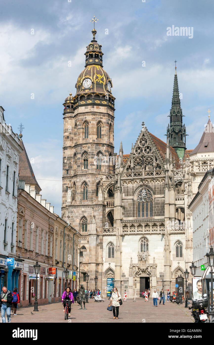 Santa Elisabetta cattedrale,Kosice, Slovacchia, Europa Foto Stock