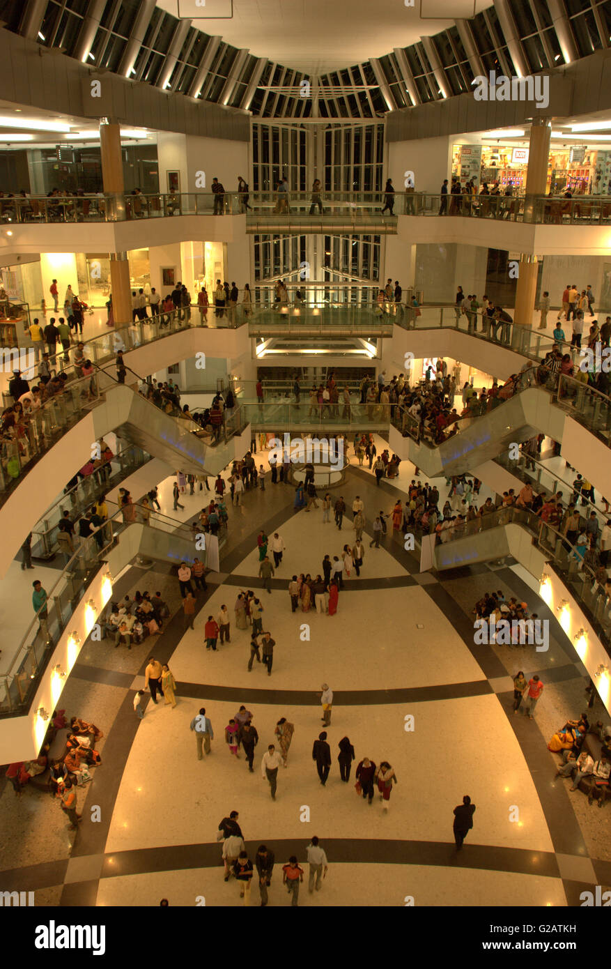 Shopping Mall, Calcutta, West Bengal, India Foto Stock