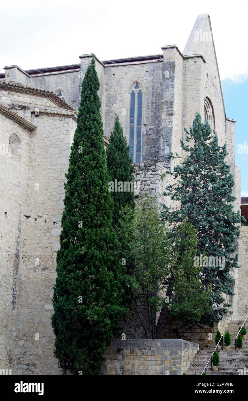 Girona, Spagna, Chiesa di Sant Domenec San Domenico Foto Stock