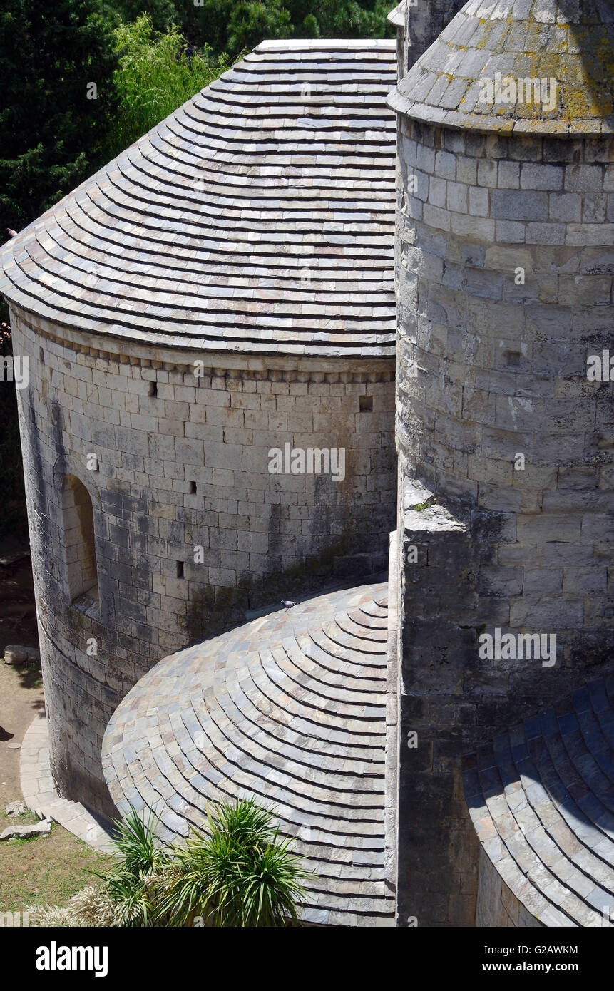 Girona, Spagna, Chiesa di Sant Pere de Galligants, Foto Stock