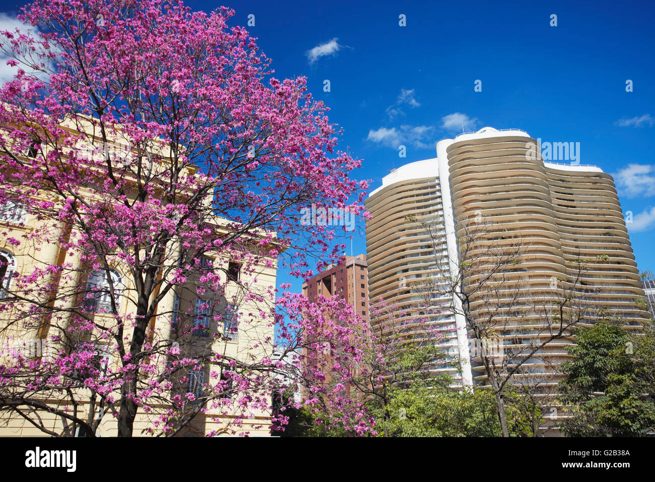 Niemeyer Edificio, Belo Horizonte, Minas Gerais, Brasile Foto Stock