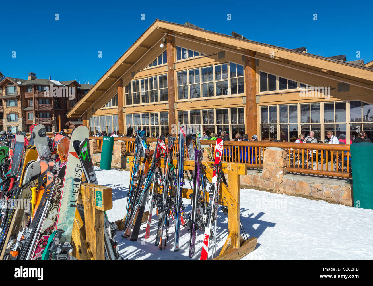 Utah, Park City, Deer Valley Resort, Silver Lake Lodge Foto Stock