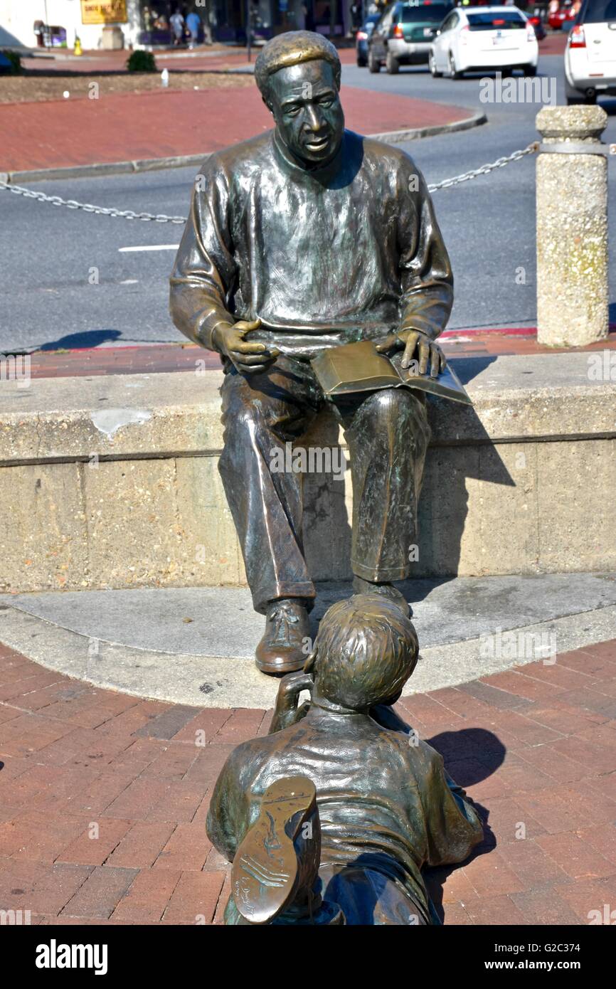 Kunta Kinte-Alex Haley Memorial, Annapolis, Maryland, Stati Uniti d'America Foto Stock