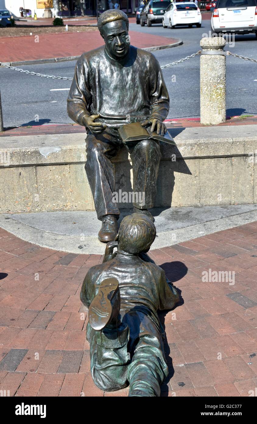 Kunta Kinte-Alex Haley Memorial, Annapolis, Maryland, Stati Uniti d'America Foto Stock