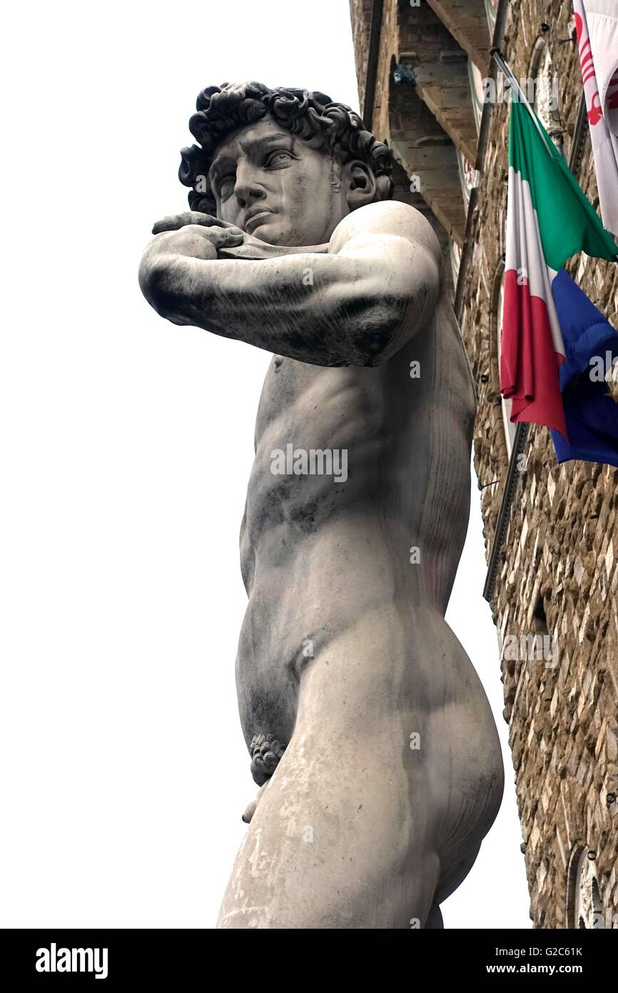 David di Michelangelo Foto Stock