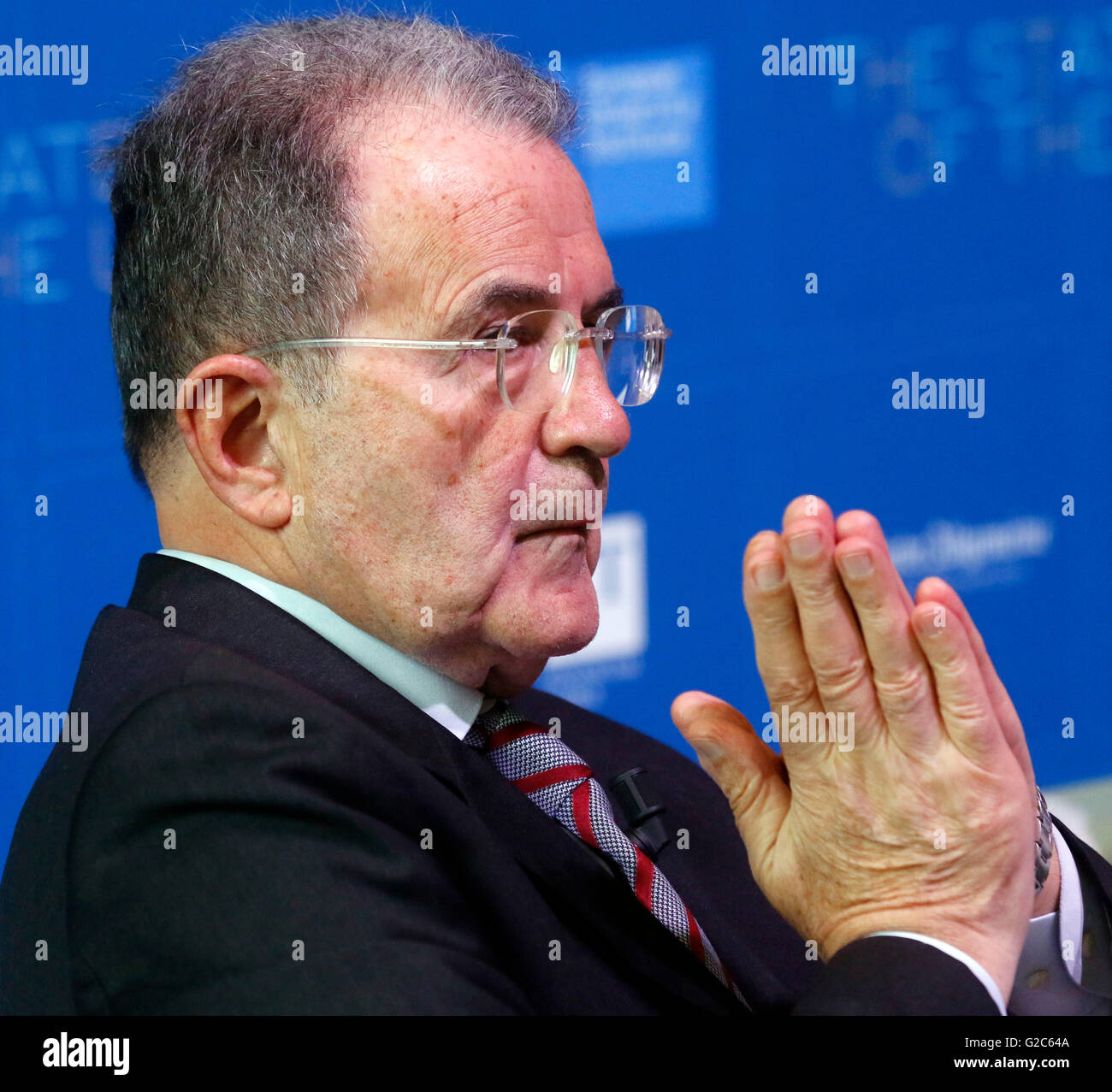 ROMANO PRODI politico italiano Foto Stock