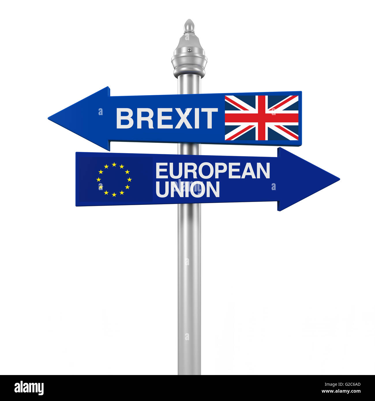 Direzione Brexit segno Foto Stock