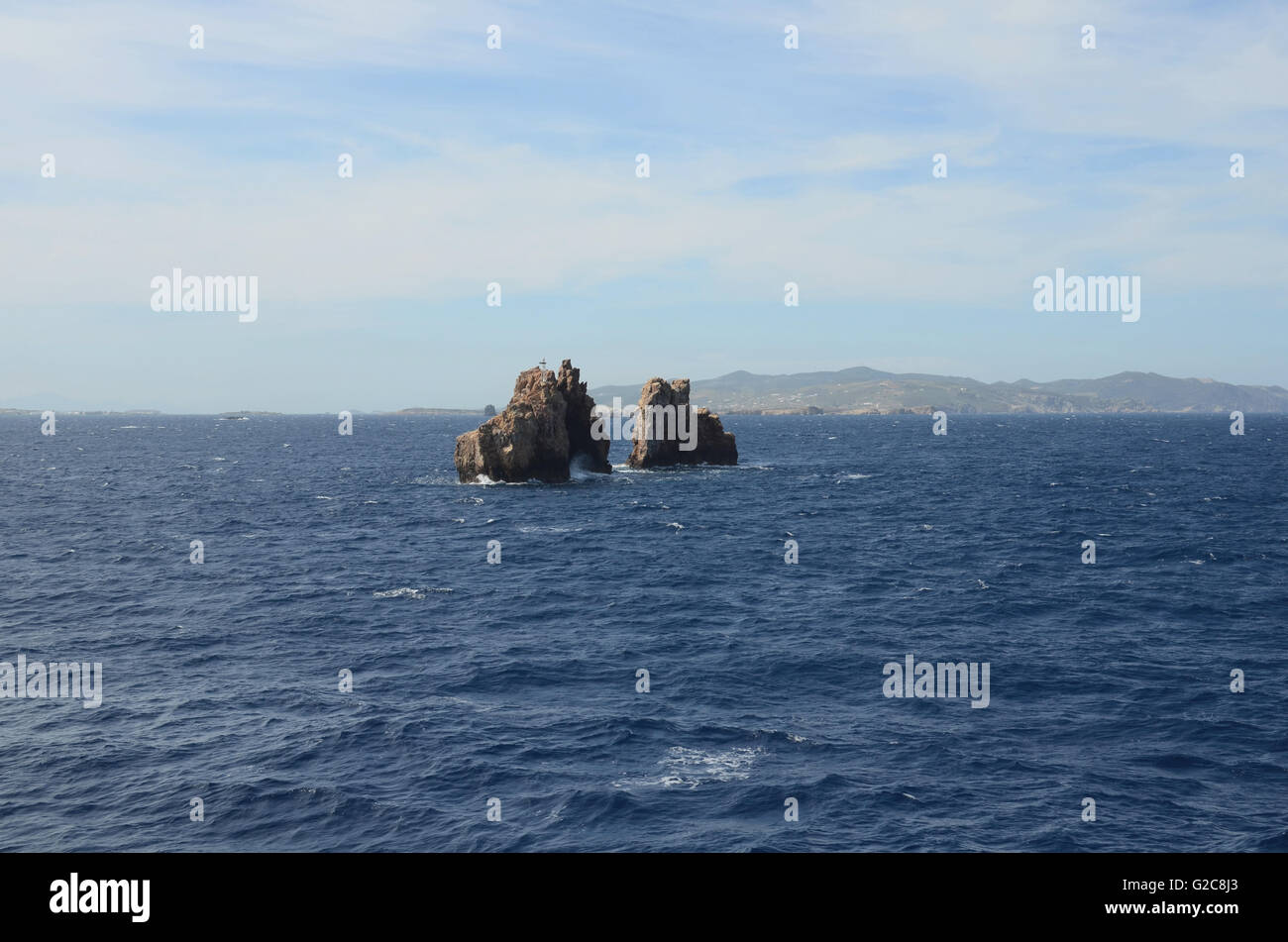 Immagine della forma astratta della roccia Foto Stock