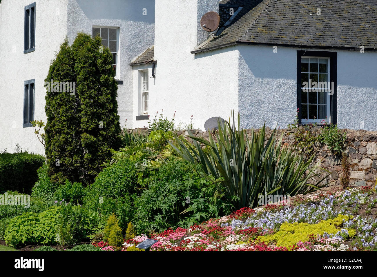 Il Lodge giardini e parco giardino a North Berwick, East Lothian, Scozia. Foto Stock