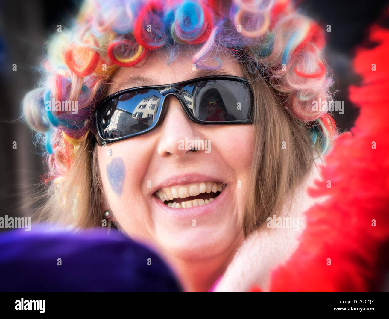 DE - Baviera: il carnevale (Fasching) Dettaglio in Bad Toelz Foto Stock