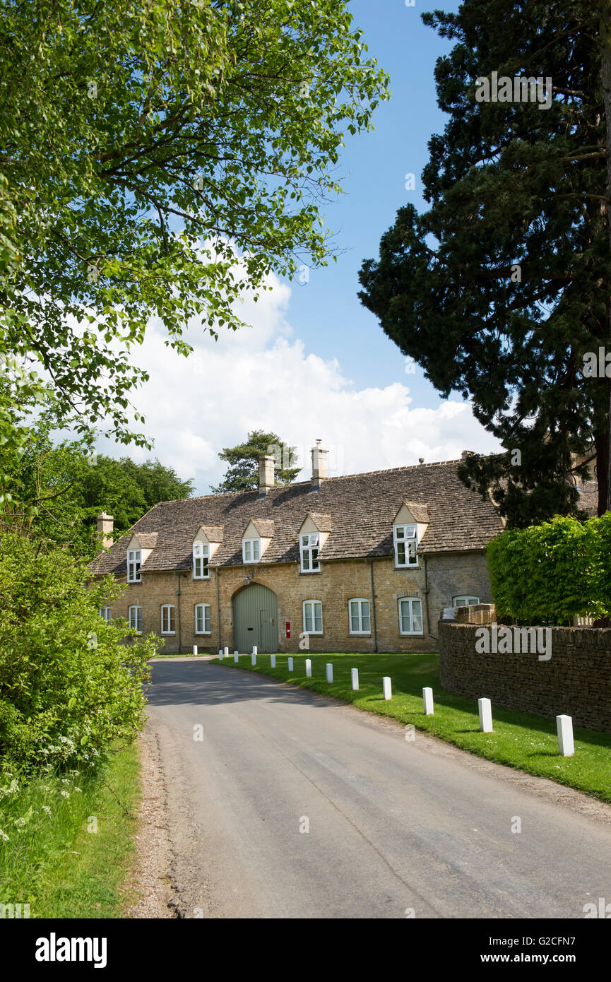 Abbazia Bruern scuola preparatoria di edifici. Bruern, West Oxfordshire, Inghilterra Foto Stock