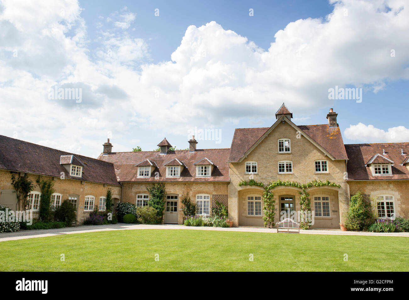 Bruern Holiday Cottages. Bruern, West Oxfordshire, Inghilterra Foto Stock