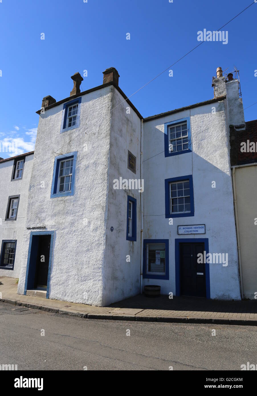 Esterno della st monans raccolta patrimonio fife scozia maggio 2016 Foto Stock