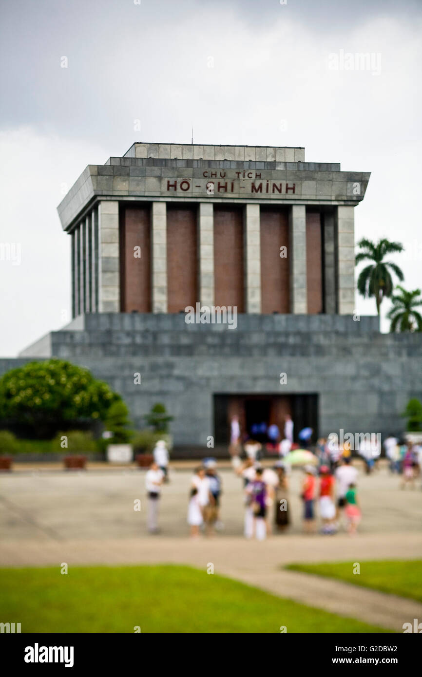 Mausoleo di Ho Chi Minh, Hanoi, Vietnam Foto Stock