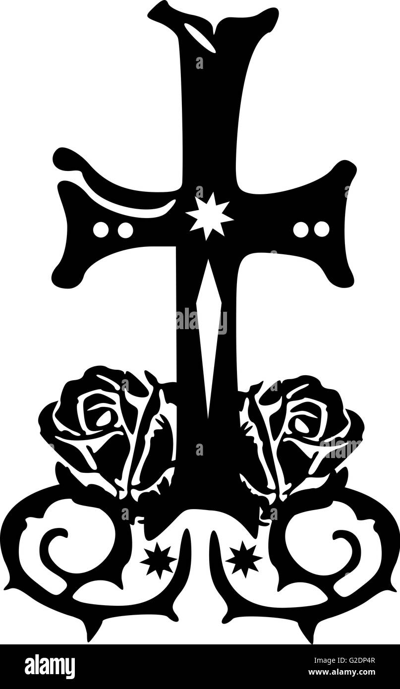 Ornamentali croce gotica Immagine e Vettoriale - Alamy