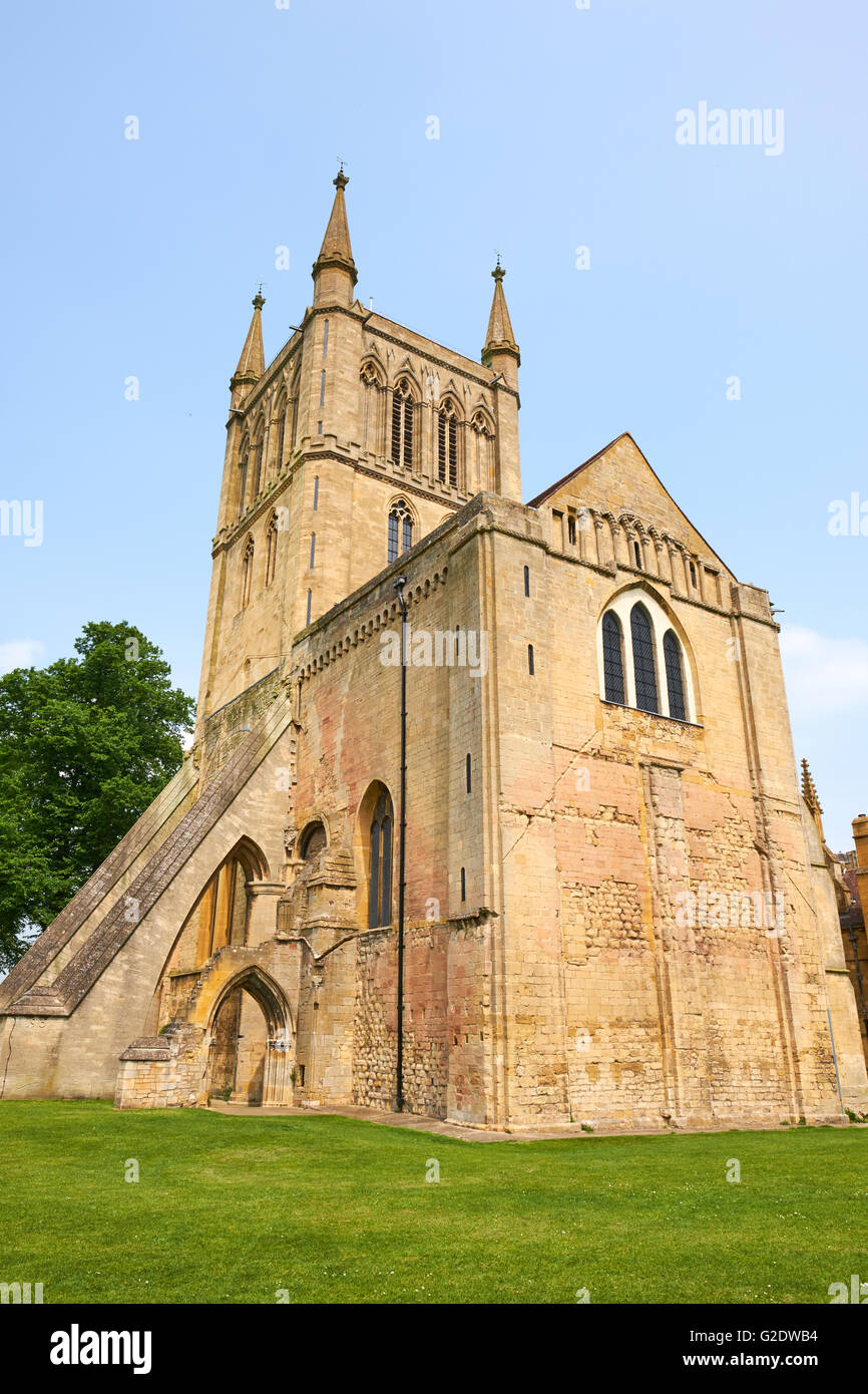 Pershore Abbey Church Street Pershore Wychavon WORCESTERSHIRE REGNO UNITO Foto Stock